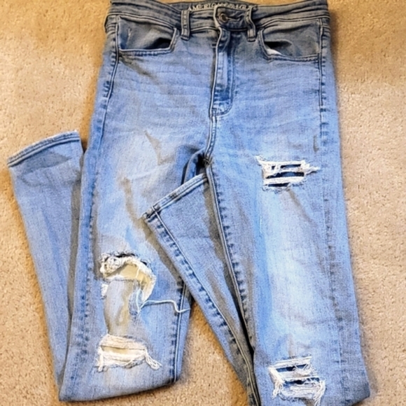 American Eagle Outfitters Super Stretch Jeans Size 6 - Picture 1 of 4